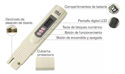 MEDIDOR DE ELECTROCONDUCTIVIDAD Y TEMPERATURA DIGITAL ELECTROGROW 2