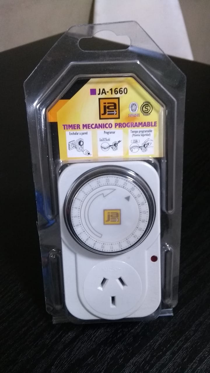 Timer mecanico programable 10 Amp.