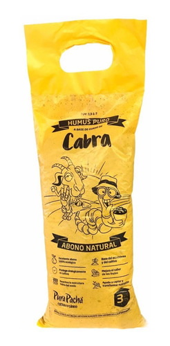 Humus de cabra 3 litros